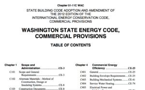 2012 Washington State Energy Code